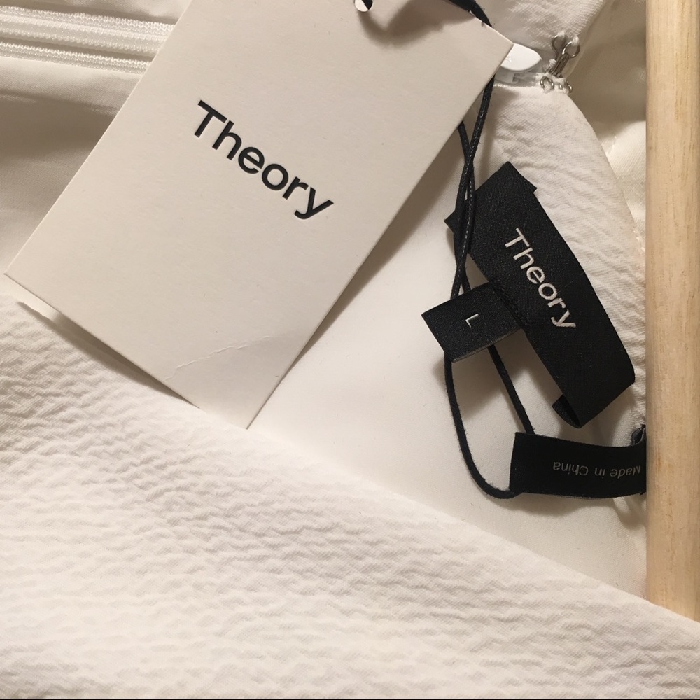 Theory Karlista Wrap-Effect Textured Top - image 3